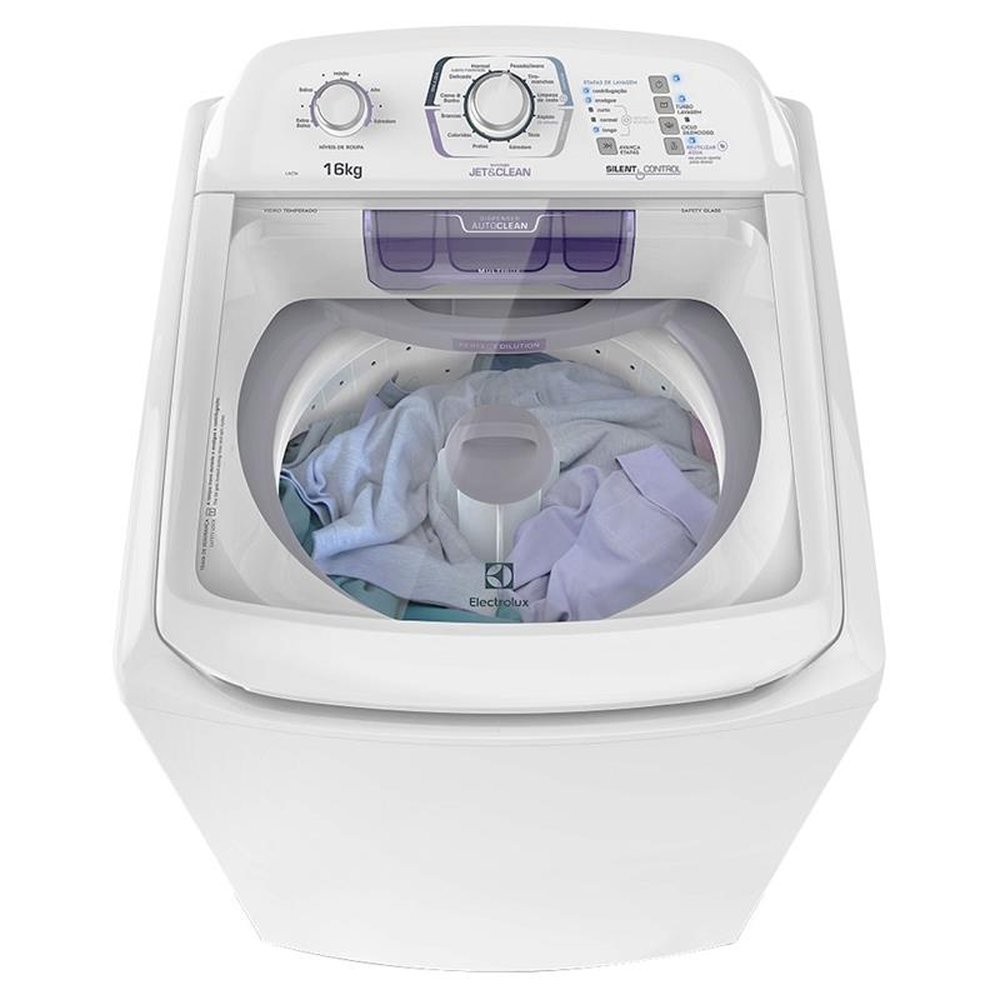 Máquina de Lavar Roupas 16Kg Electrolux, LAC16, Branca, 220V