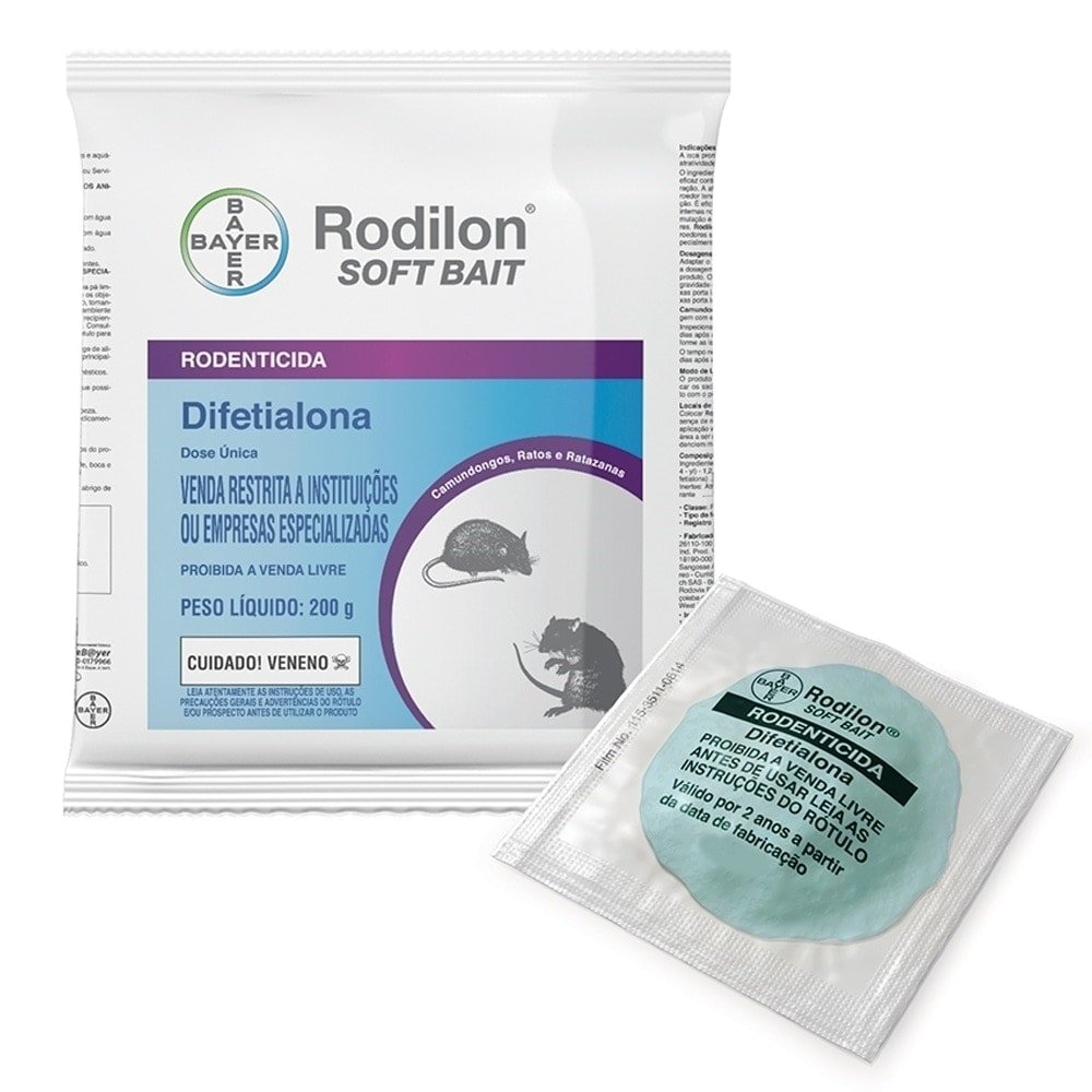 Raticida Rodilon Soft Bait 200g