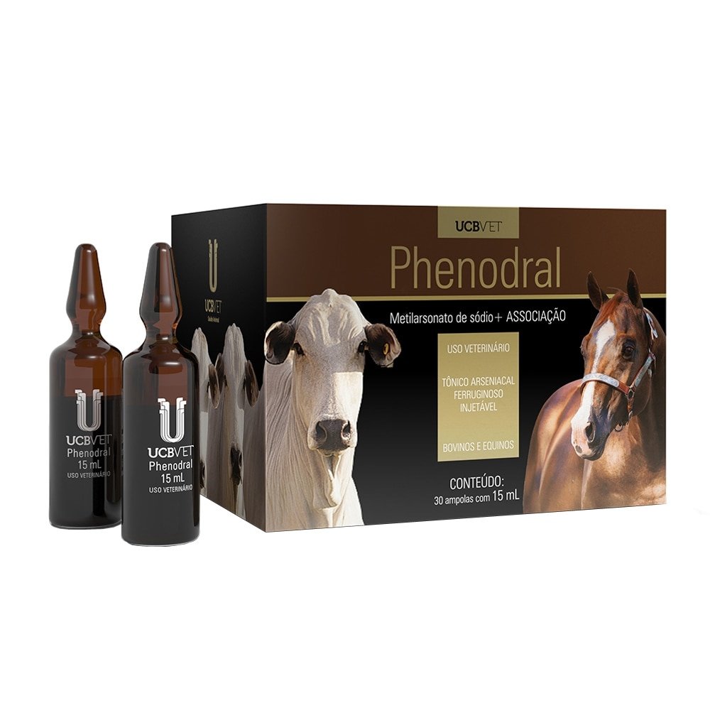 Phenodral UCB 15ml - Embalagem com 30 Unidades