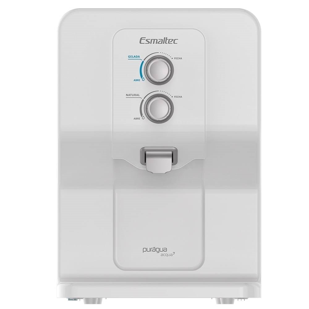 Purificador de Água de Mesa Esmaltec - Acqua7 com Compressor Branco 220V