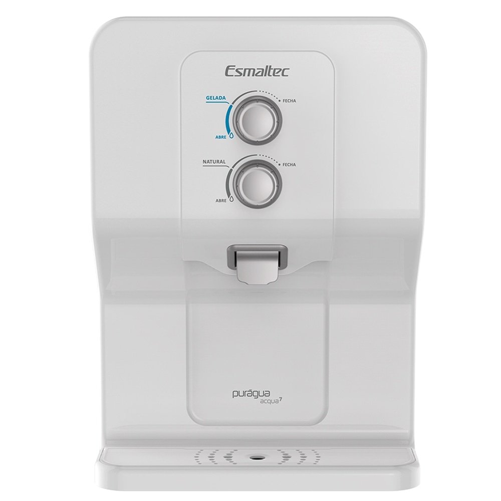 Purificador de Água de Mesa Esmaltec - Acqua7 com Compressor Branco 220V