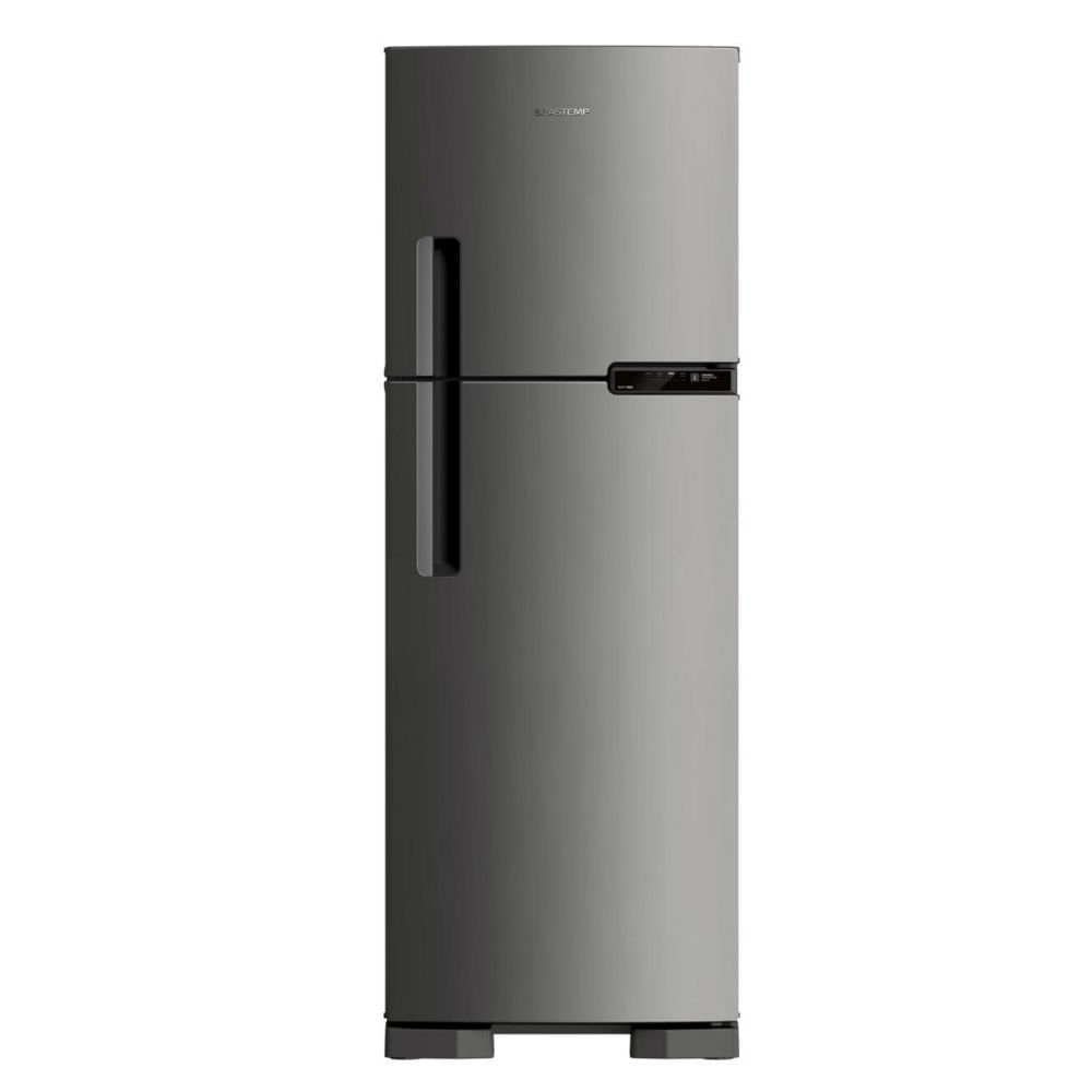Geladeira/Refrigerador Brastemp Duplex 375L BRM44HK - Frost Free, 2 Portas, Compartimento Extrafrio Fresh Zone, Inox, 110V