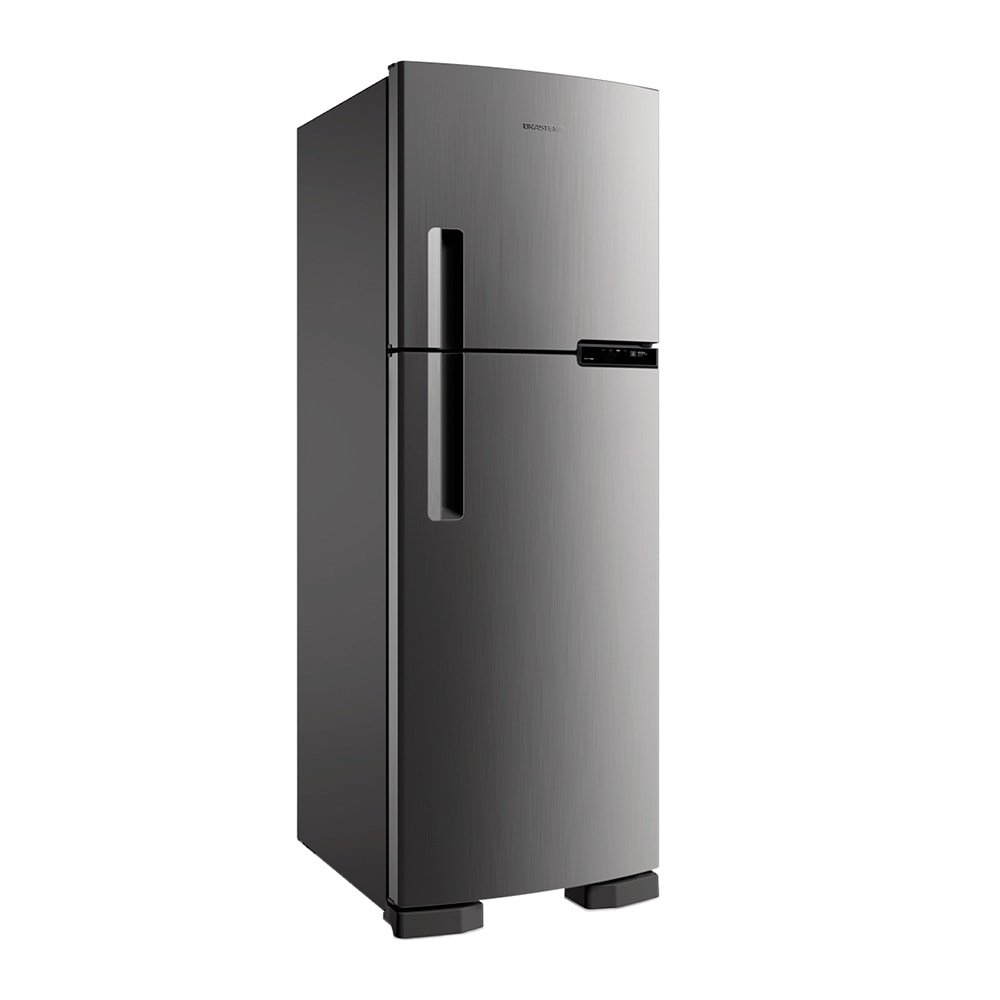 Geladeira/Refrigerador Brastemp Duplex 375L BRM44HK | Frost Free, 2 Portas, Compartimento Extrafrio Fresh Zone, Inox, 110V