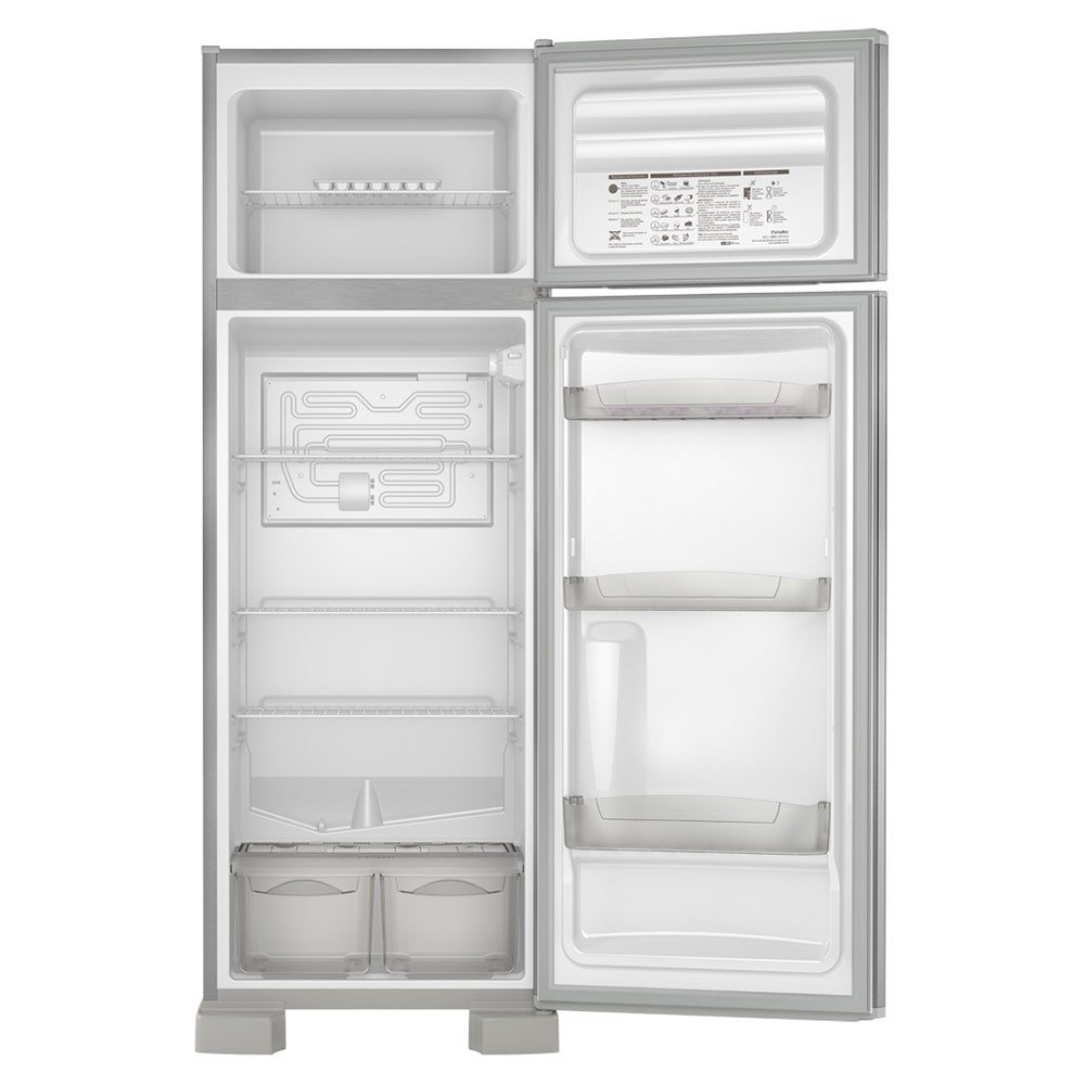 Geladeira/Refrigerador Esmaltec 306 Litros RCD38 - Cycle Defrost, 2 Portas, Inox, 220V