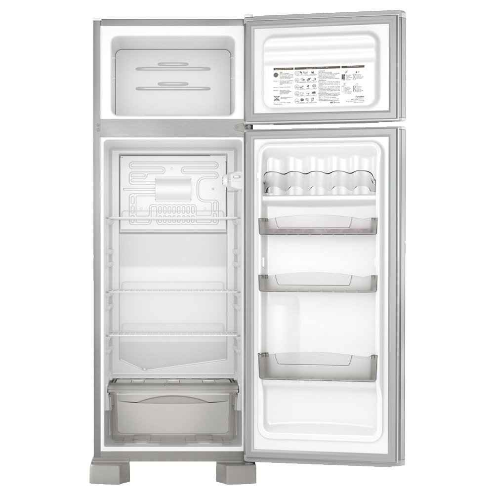 Geladeira/Refrigerador Esmaltec 276 Litros RCD34 - Cycle Defrost, 2 Portas, Inox, 220V