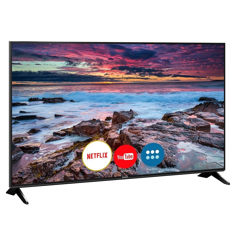 Smart TV LED 65" Panasonic TC-65FX600B 4K Ultra HD HDR com Wi-Fi, 3 USB, 3 HDMI, Hexa Chroma, My home Screen, Ultra Vivid, 60H