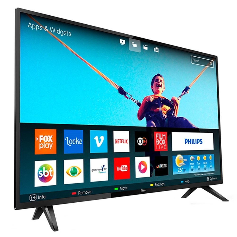 Smart TV LED 43" Philips 43PFG5813 Full HD com Wi-Fi, 2 USB, 2 HDMI, Conversor Digital, Função Monitor, 60Hz