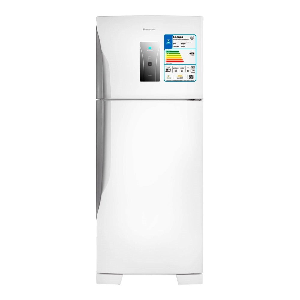 Geladeira/Refrigerador Panasonic 435 Litros NR BT50 | Frost Free, 2 Portas, Econavi, Branco, 110V
