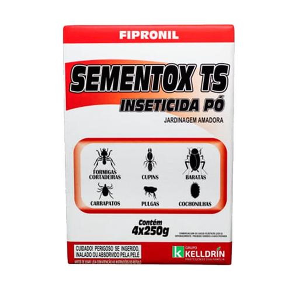 Sementox TS Fipronil Kelldrin 250g - Embalagem com 4 Unidades