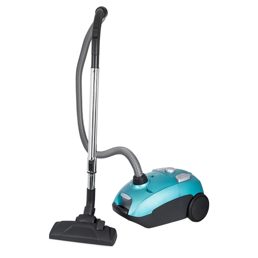 Aspirador de Pó Electrolux EQP20 Equipt - 1800W, com Saco, Filtro HEPA, Tubo Metálico e Acessórios, com Fio, Azul, 110V