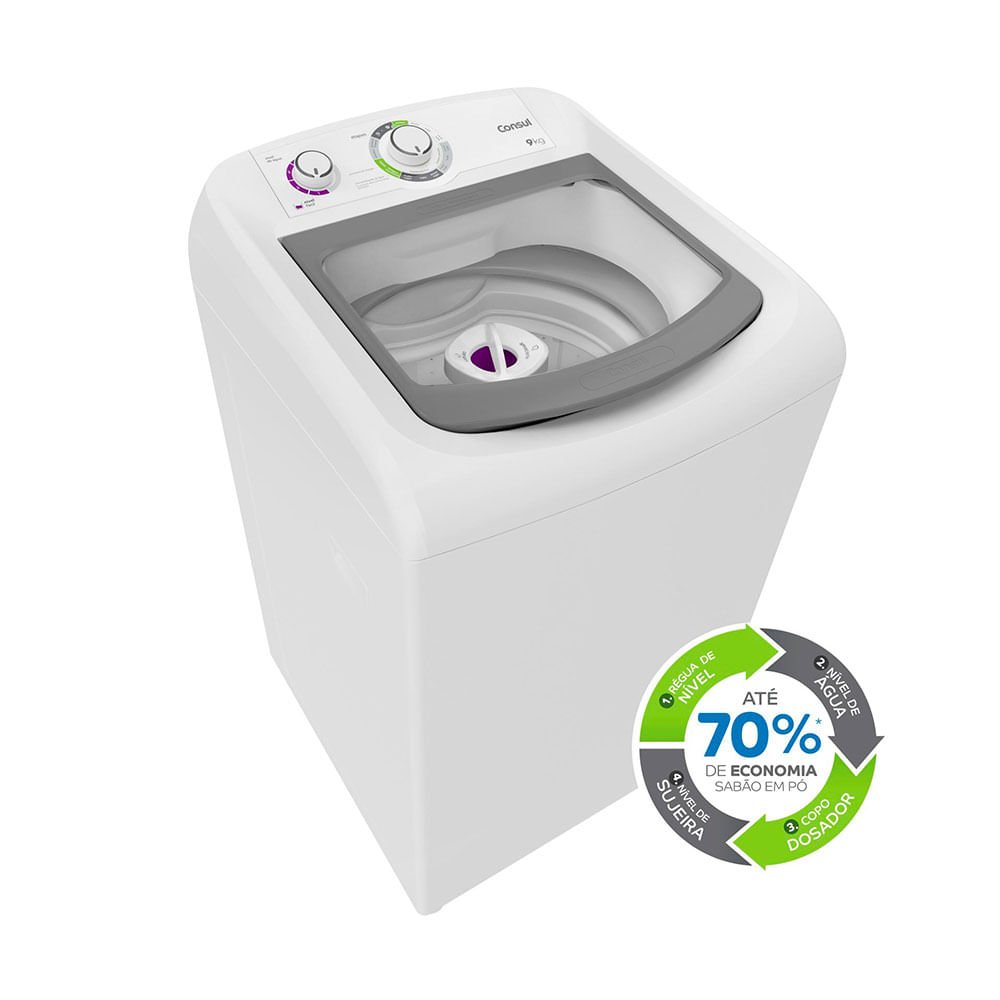 Lavadora de Roupas Consul 9Kg CWB09AB ¿ 220 Volts