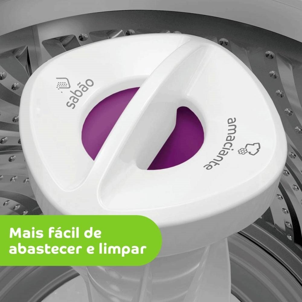 Máquina de Lavar Roupas 12Kg Consul CWH12AB - Ciclo Edredom, Dual Dispenser, Dosagem Extra Econômica, Branco, 220V