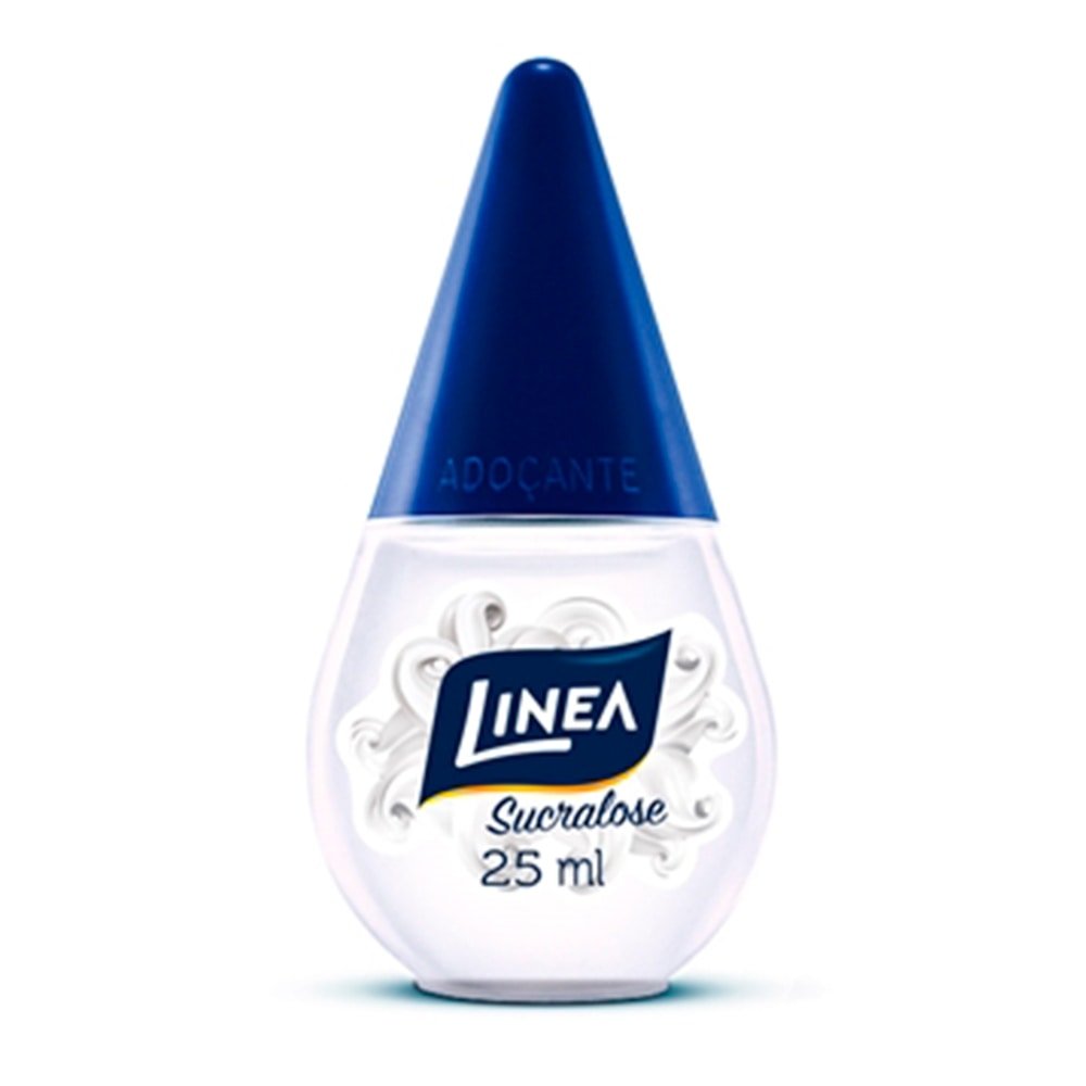 Adoçante Linea Sucralose Líquido 25ml Embalagem com 6 Unidades
