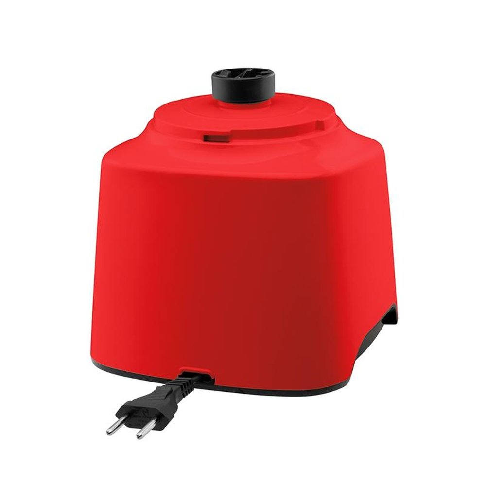 Liquidificador Arno Power Mix LQ21 | Copo de SAN Cristal e 03 Velocidades + Pulsar, 550W, Vermelho, 220V