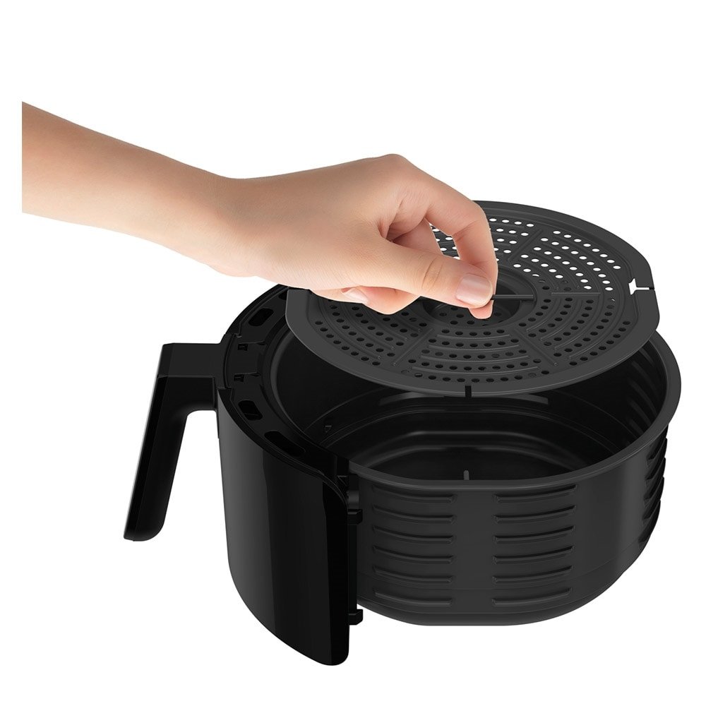 Fritadeira sem Óleo Arno Air Fryer Moderna PFRY | Cesta, 3,5 Litros, Preto/Inox, 110V
