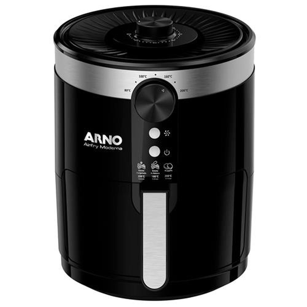 Fritadeira sem Óleo Arno Air Fryer Moderna PFRY | Cesta, 3,5 Litros, Preto, 220V