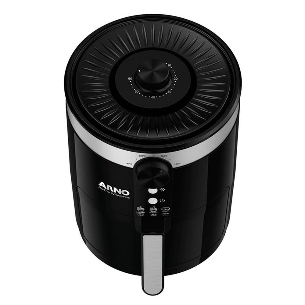 Fritadeira sem Óleo Arno Air Fryer Moderna PFRY | Cesta, 3,5 Litros, Preto, 220V