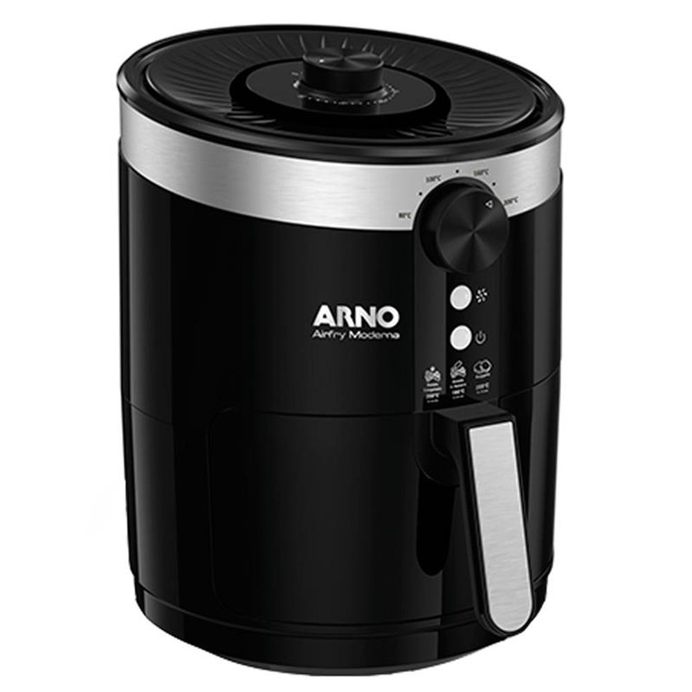Fritadeira sem Óleo Arno Air Fryer Moderna PFRY | Cesta, 3,5 Litros, Preto, 220V