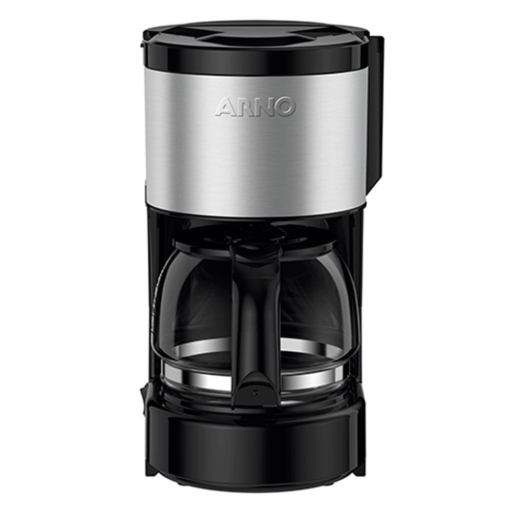 Cafeteira Elétrica Arno Perfeccta CFPI - 12 Xícaras com Filtro Preto/Inox, 110V
