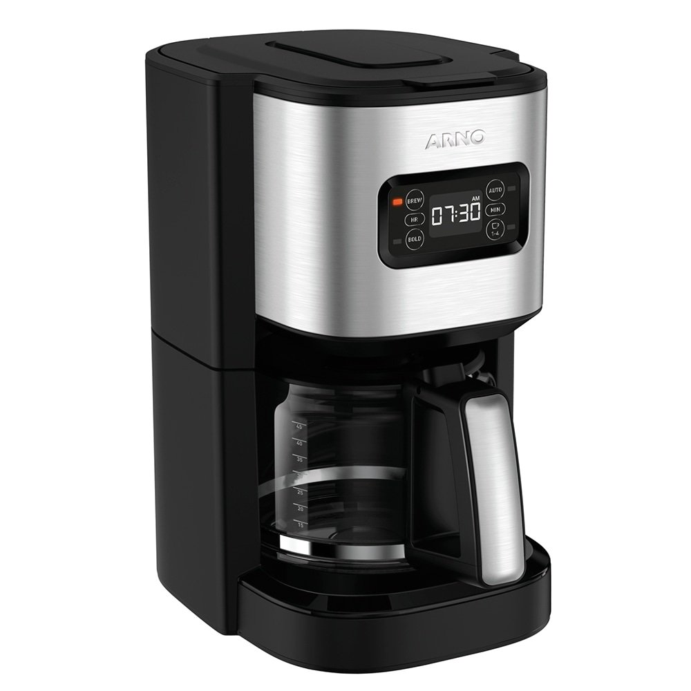 Cafeteira Elétrica Arno CFEL, 42 Xícaras, Preto/Inox, 110V