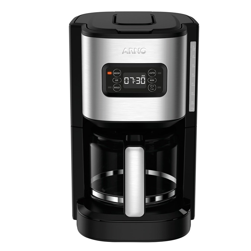 Cafeteira Elétrica Arno CFEL, 42 Xícaras, Preto/Inox, 110V