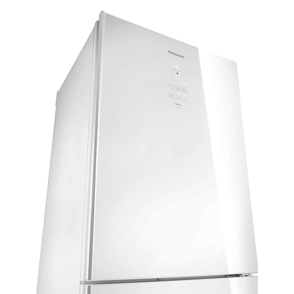 Geladeira/Refrigerador Panasonic 425 litros NR-BB53 Frost Free, 2 Portas, Tecnologia Inverter Glass, Branco, 110V