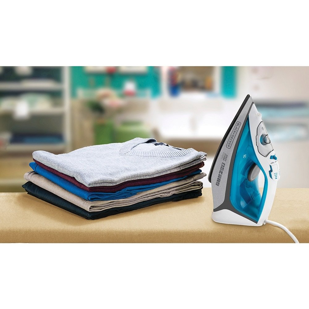 Ferro de Passar a Vapor FX3060 | com Base Cerâmica Gliss Azul 220V