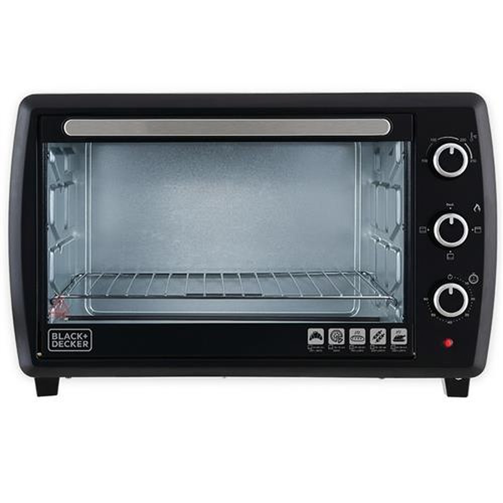 Forno Elétrico de Bancada Black & Decker 50 Litros FT50, 4 Resistências, Preto  220V