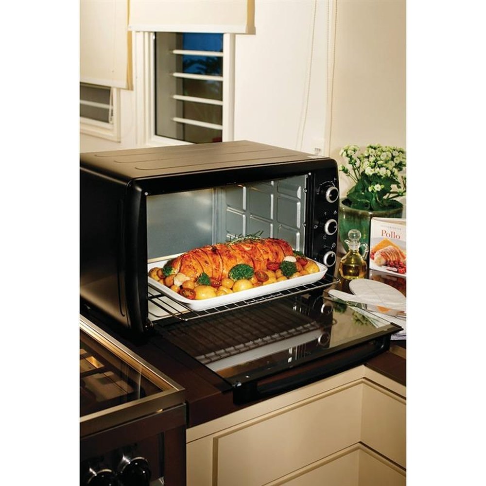 Forno Elétrico de Bancada Black & Decker 50 Litros FT50, 4 Resistências, Preto  220V