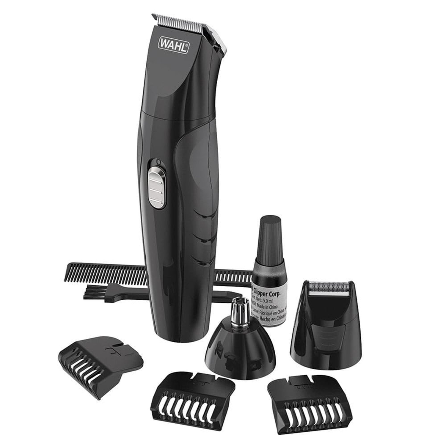 Aparador de Pelos Wahl Groomsman 3x1 Recarregável Preto Bivolt