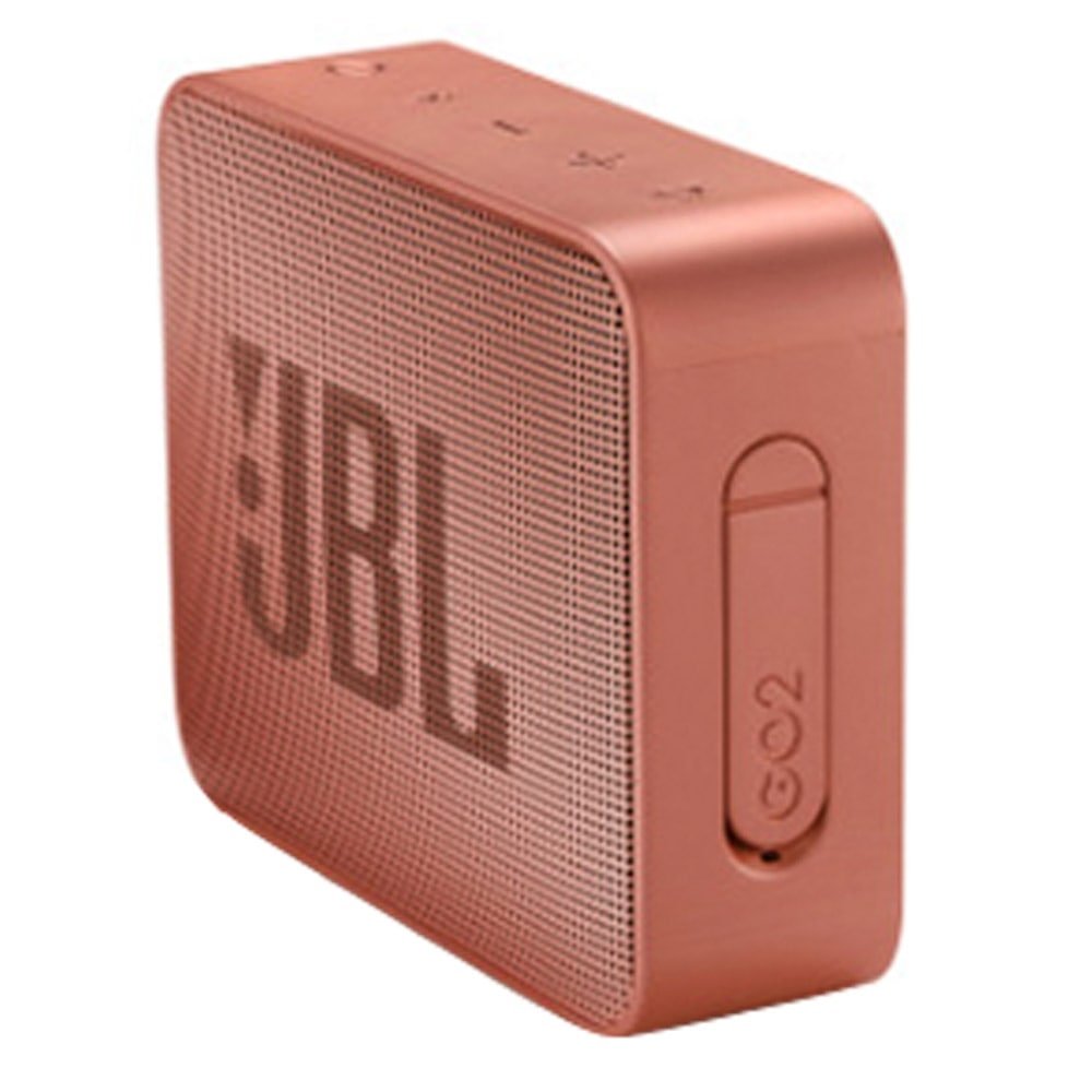 Caixa de Som JBL GO2, Bluetooth, Prova D' Água, Bateria Recarregável, 3W RMS, Canela