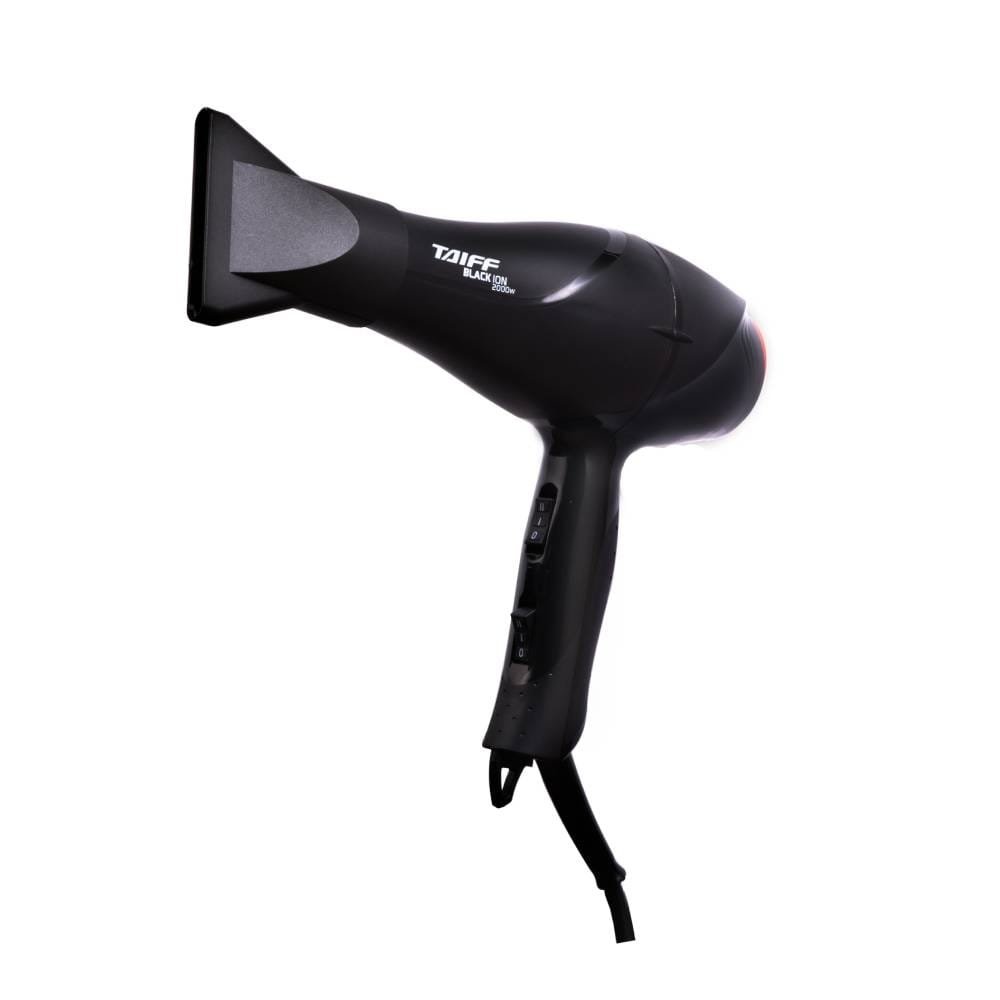 Secador de Cabelo Taiff Black Íon 2 Velocidades 4 Temperaturas 2000W 110V