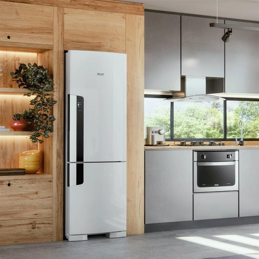 Geladeira/Refrigerador Consul 397 Litros CRE44AB, Frost Free, Controle Externo, Freezer Inverse, Branco, 220V