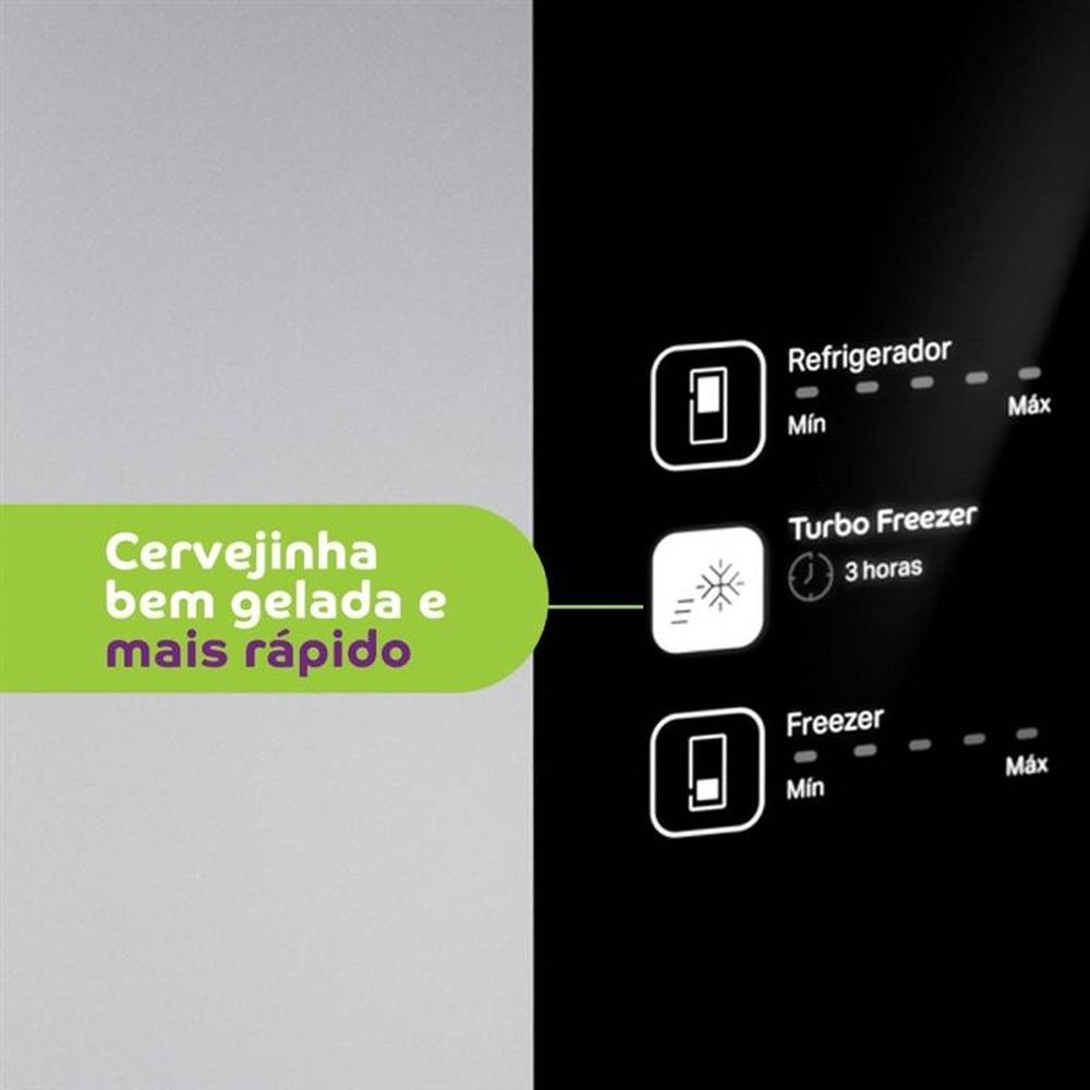 Geladeira/Refrigerador Consul 397 Litros CRE44AB, Frost Free, Controle Externo, Freezer Inverse, Branco, 220V