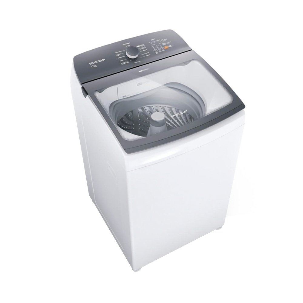 Máquina de Lavar Roupas 12Kg Brastemp BWK12AB - com Ciclo Edredom, Ciclo Antibolinha e Tira Manchas Advanced, Branco, 220V