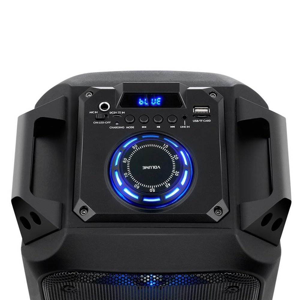 Caixa Amplificadora Lenoxx CA 400, Entradas USB/SD/AUX e para microfone, Rádio FM, MP3, Bluetooth, 200W RMS