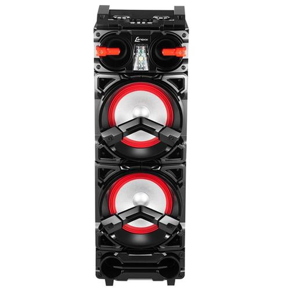 Caixa Amplificadora Lenoxx CA 3900, Entradas USB/SD/AUX e para microfone, Rádio FM, MP3, Bluetooth, 1000W RMS