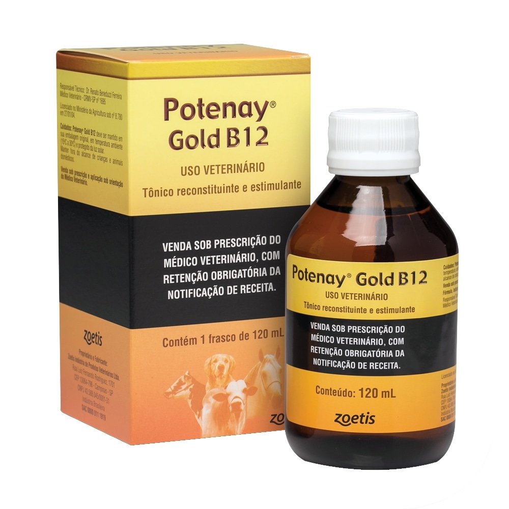 Potenay Gold Oral Zoetis B12 120ml - Fort Dodge