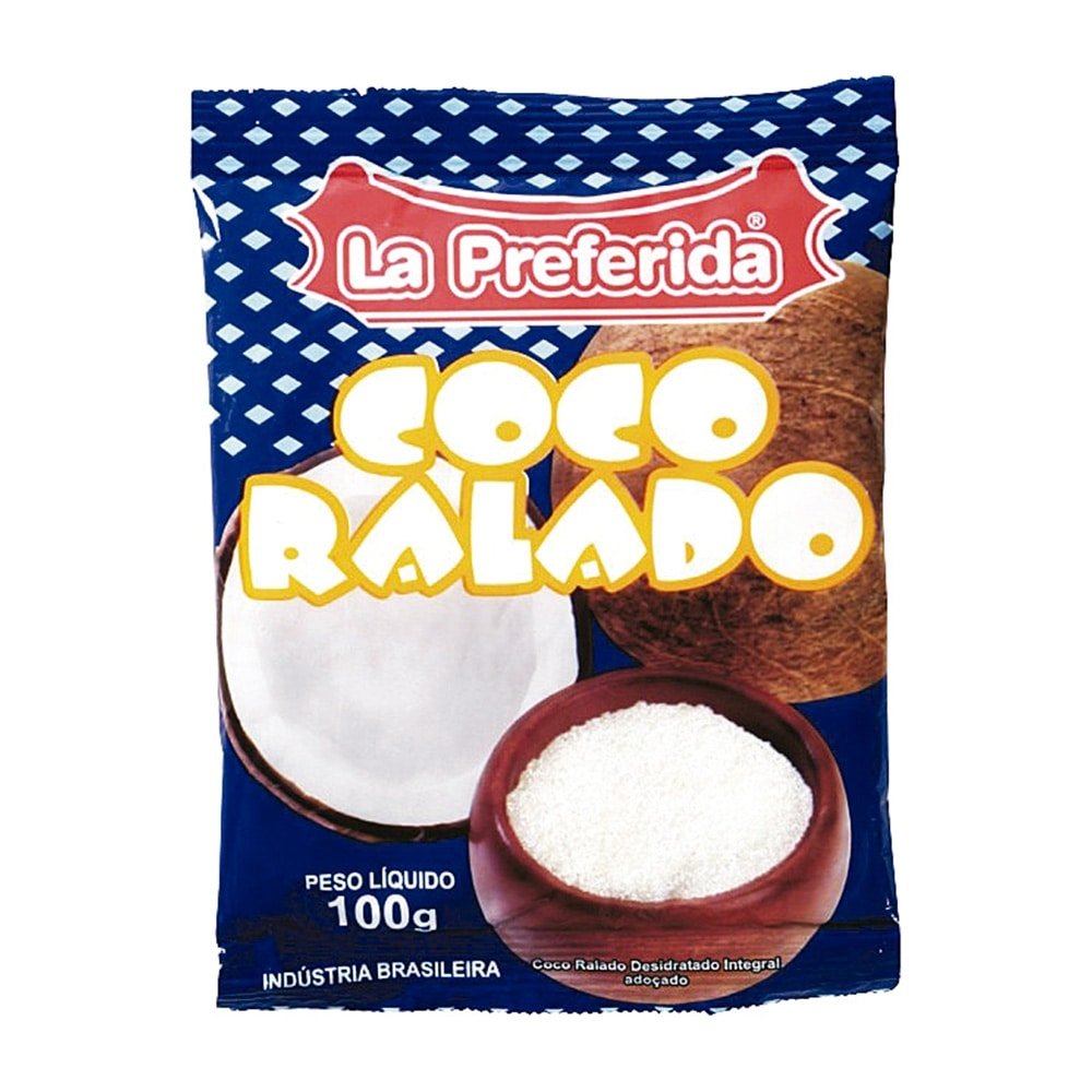 Coco Ralado 100g - 24 unidades - La Preferida