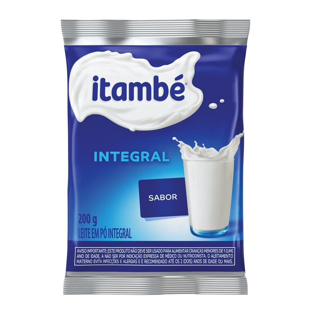 Leite em Pó Itambé Integral 400g Embalagem com 25 Unidades
