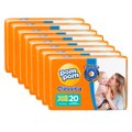 Fralda Descartável Pom Pom Clássica Jumbo Tamanho XG - 8 Pacotes com 20 Fraldas - Total 160 Tiras