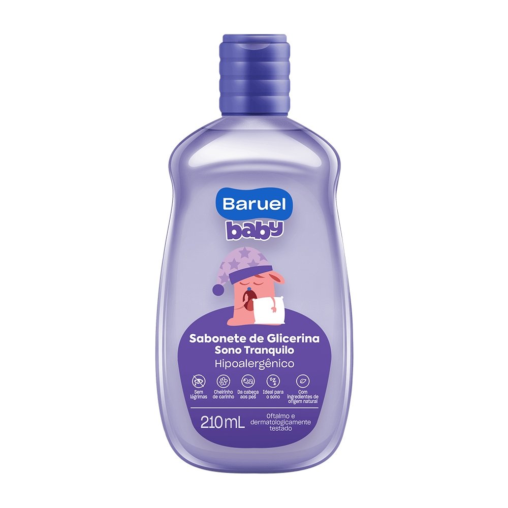 Sabonete Líquido Baruel Baby Sono Tranquilo 210ml