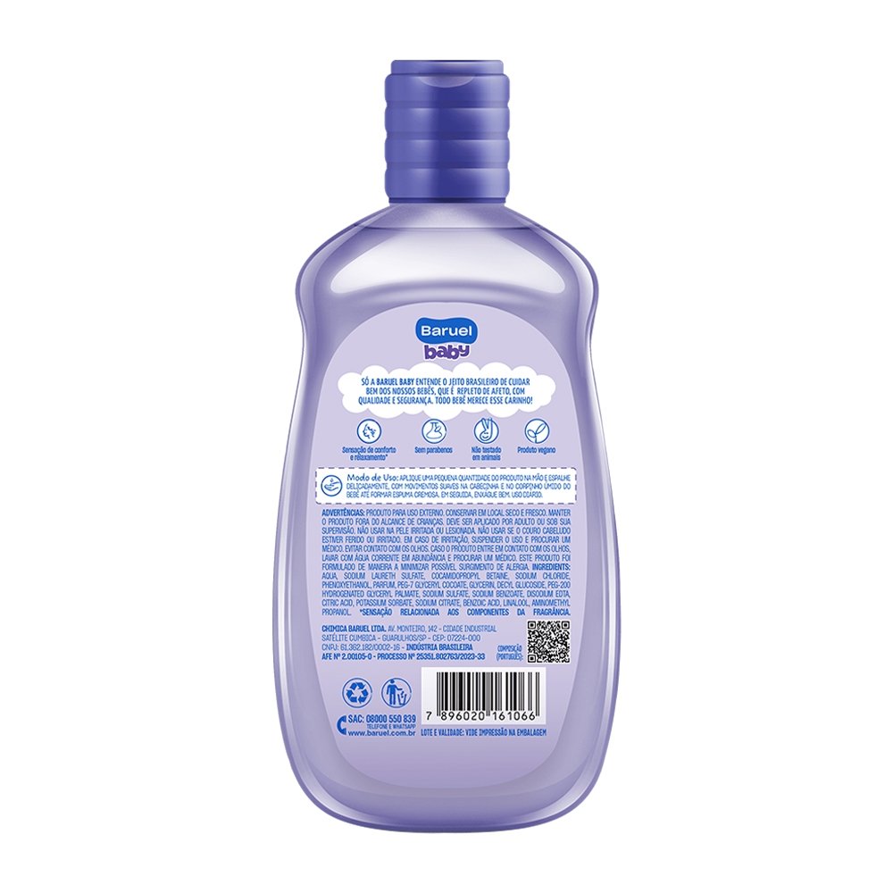 Sabonete Líquido Baruel Baby Sono Tranquilo S 210ml