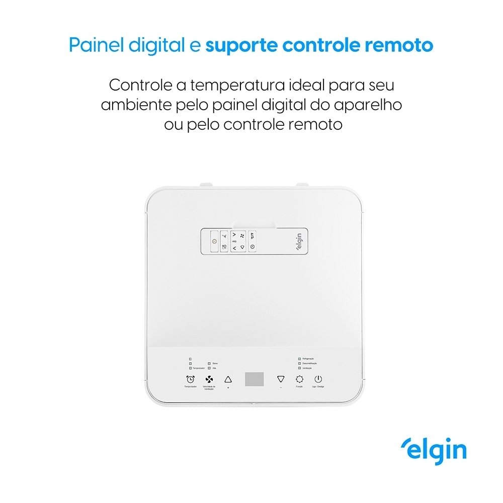 Ar Condicionado Portátil 9.000 BTUS Elgin Eco | Filtro Lavável , Frio 110V