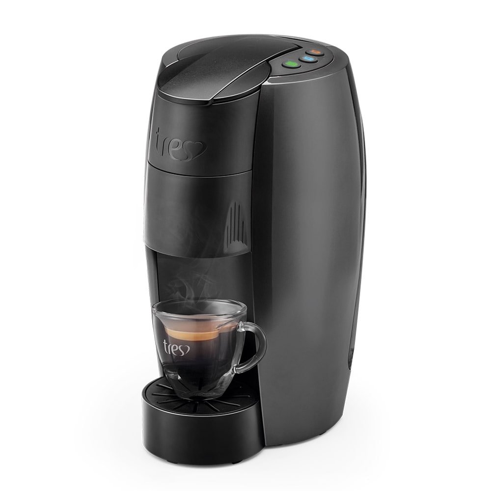 Cafeteira Espresso TRES 3 Corações G1 LOV | Sistema Cápsula, Automática Preto, 220V