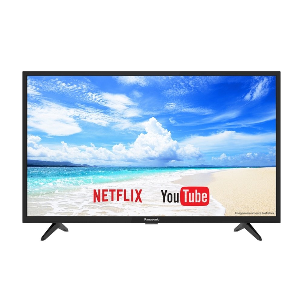 Smart TV LED 40" Panasonic TC-40FS500B Full HD Android com Wi-Fi, 2 USB, 2 HDMI, Mirroring, 60 Hz