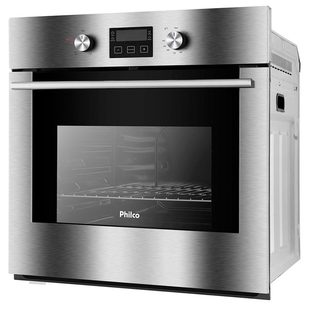 Forno Elétrico de Embutir Philco 60 Litros PFE60DI, Multifunções, 2 Resistências, Inox, 110V