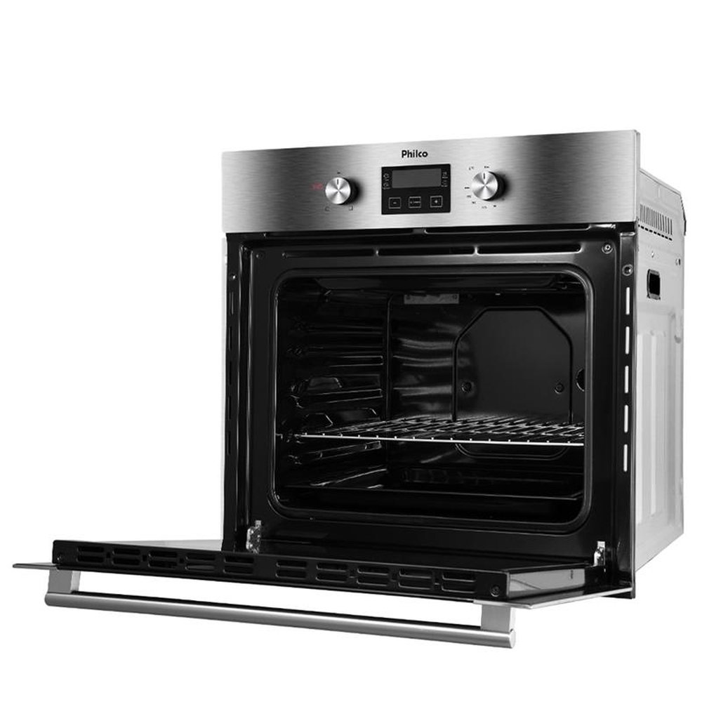 Forno Elétrico de Embutir Philco 60 Litros PFE60DI, Multifunções, 2 Resistências, Inox, 110V