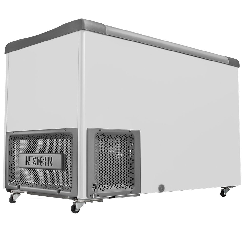 Freezer Horizontal Metalfrio 292 Litros NF30S Supra Tampa de Vidro, Branco, 110V