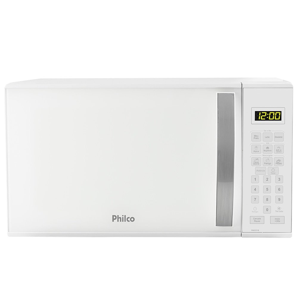 Micro-ondas Philco 21 Litros PMO21B, Branco, 110V